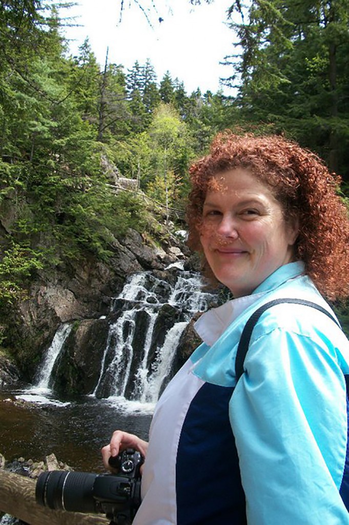 Darlene Watters at Victoria Park with camera